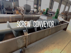 U Trough Auger Screw Conveyor Machine Shaftless Of Shaft China Leverancier
